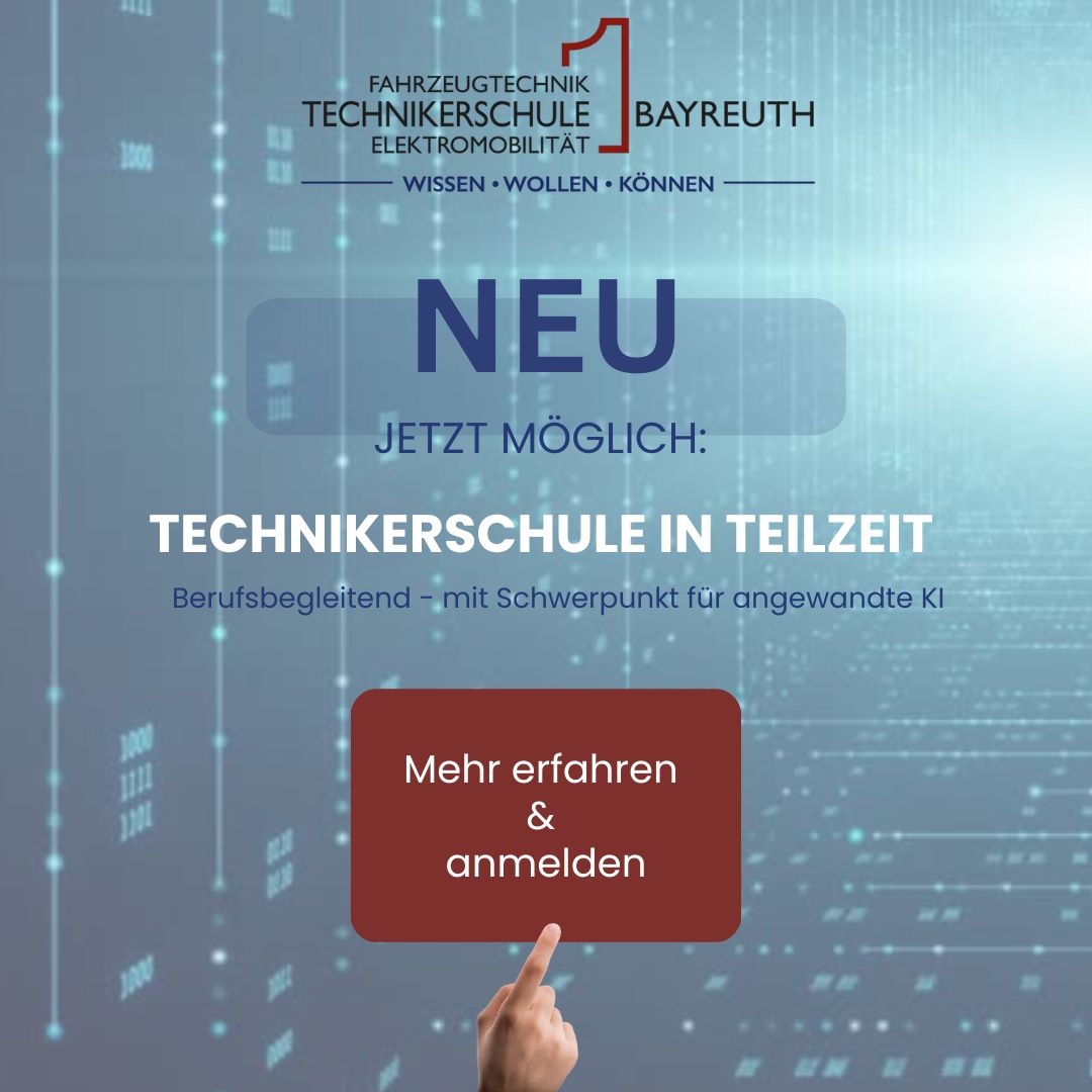 Techniker für Fahrzeugtechnik und Elektromobilität mit Schwerpunkt KI.