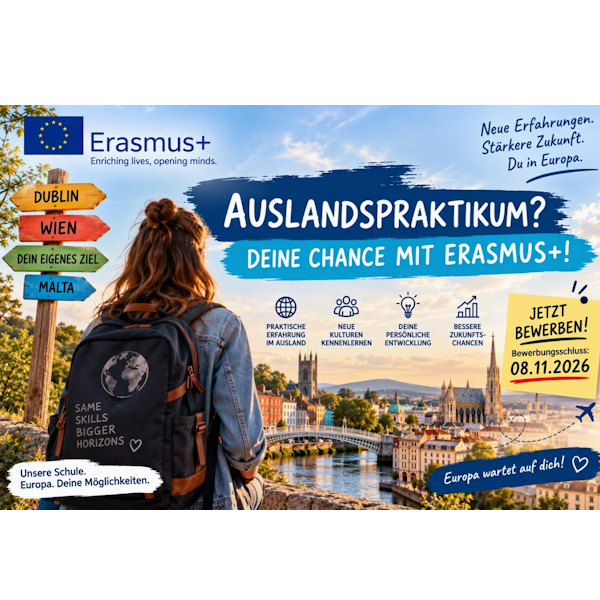 Erasmus+ Auslandspraktikum – Deine Chance in Europa!